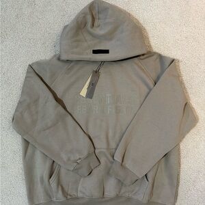 Fear of God Essentials Tan Hoodie